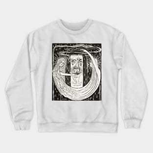 Wisdom descending like rain Crewneck Sweatshirt